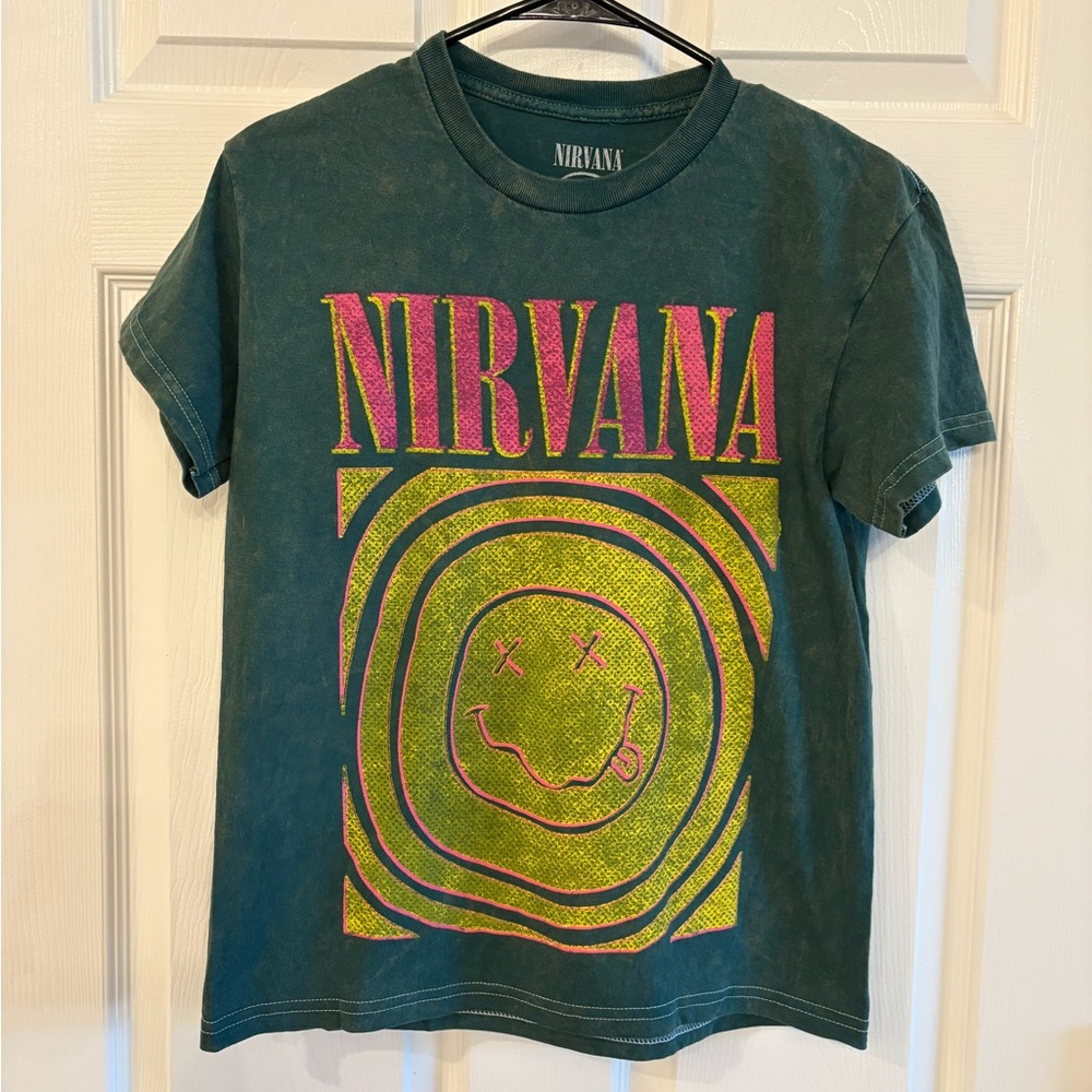 Officially Licensed Nirvana Band Tee- Unisex Small
